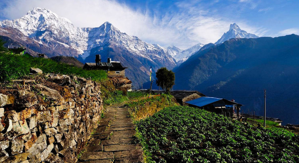 Annapurna south and Machapuchare